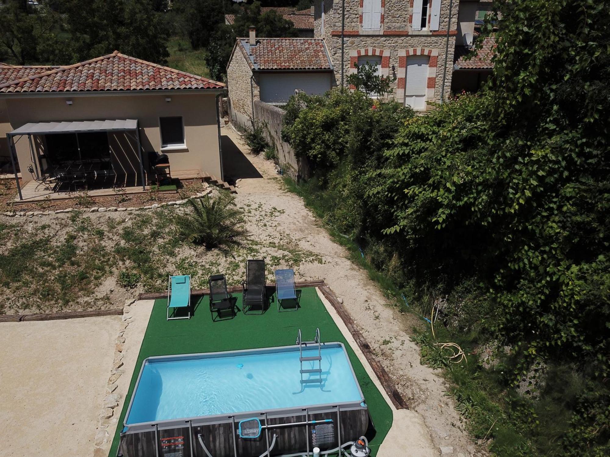 Gite Le Chaudron 1 A 7Pers Avec Piscine Montclar-sur-Gervanne المظهر الخارجي الصورة